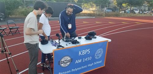 Sportscasting equipment